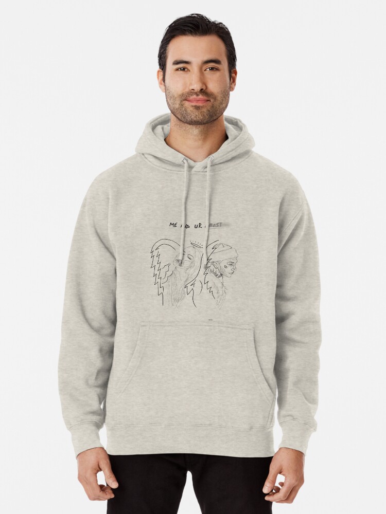 ghost pullover hoodie