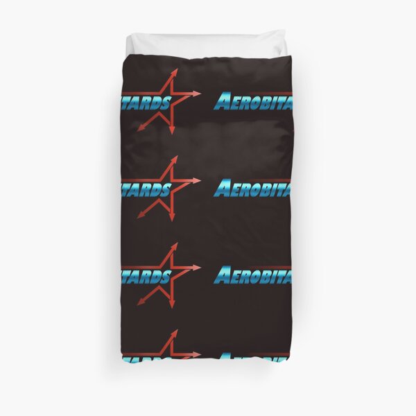 AEROBITARD Verbiage Logo Duvet Cover