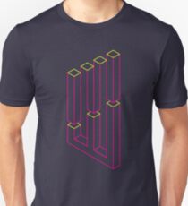 Unmögliche Formen: Spalten Slim Fit T-Shirt