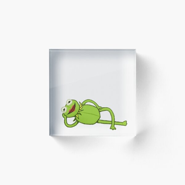 Hello Kermit Acrylic Block