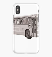 Montreal vintage bus 60's iPhone Case