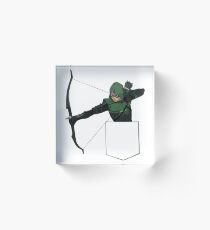 Arrow in my Pocket Acrylic Block