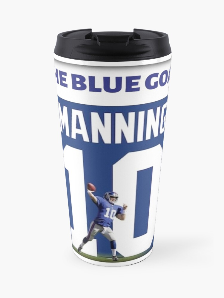 Eli Manning The Blue Goat Ny Giants Mvp Travel Mug By Romesy63