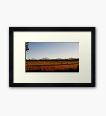 Oregon Plains Framed Print