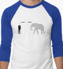 Silence vs. Elephant Men's Baseball ¾ T-Shirt