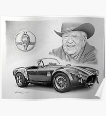 Carroll Shelby Poster