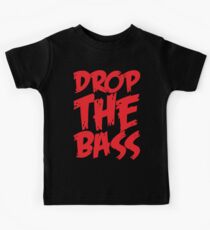 Drop The Bass (Red) Kids Tee