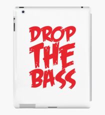 Drop The Bass (Red) iPad Case/Skin