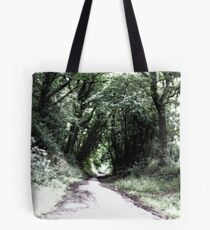 Green pathways - Stone Cross Tote Bag