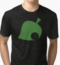 Camiseta de tejido mixto Animal Crossing Leaf