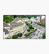 " Looking down from the road deck of the viaduct" Photographic Print