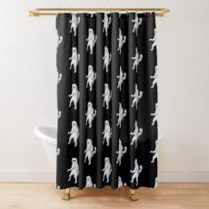 Persian Cat Room Guardian Meme Shower Curtain