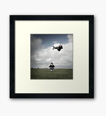 Not Interested!? Framed Print