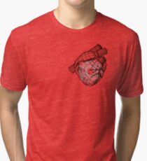 Digital Heart (Black) Tri-blend T-Shirt