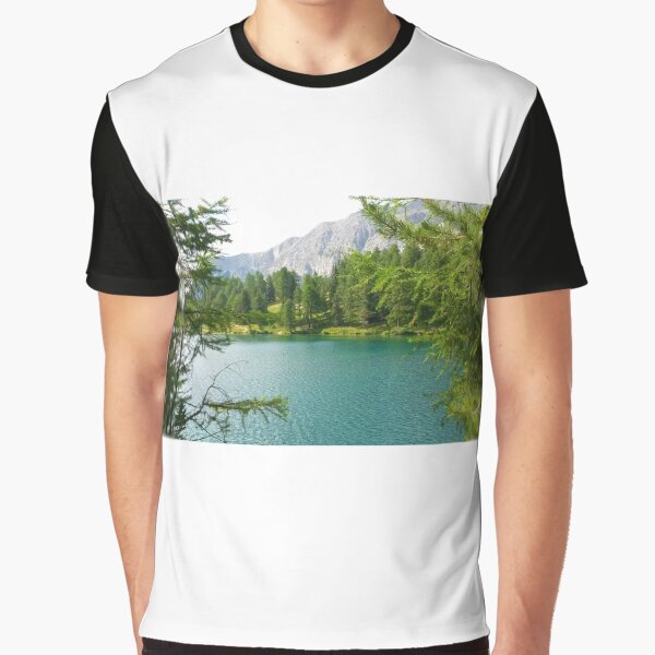 bergsee Grafik T-Shirt
