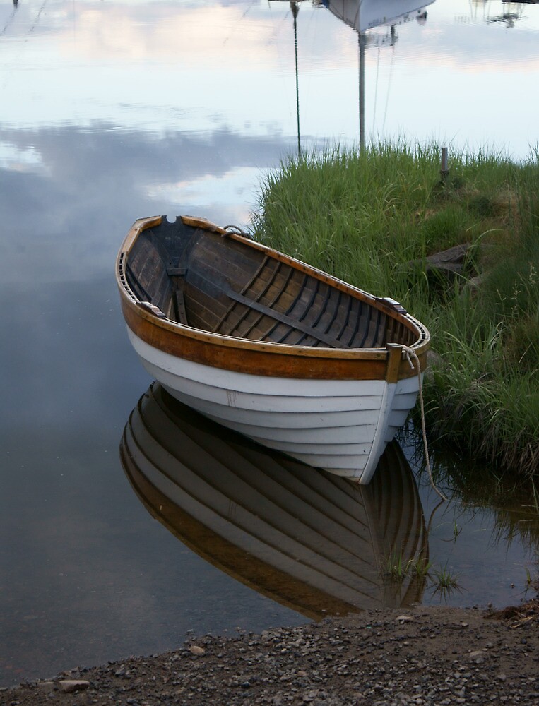 "small wooden boat" by Jon Helgason | Redbubble