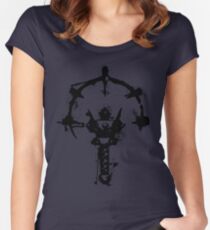 Splattered Dungeon Women's Fitted Scoop T-Shirt