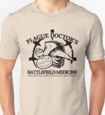 Plague Doctor's Battlefield Medicine Slim Fit T-Shirt