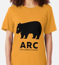 ARC Wombat gear - Animal Rescue Co-operative Slim Fit T-Shirt