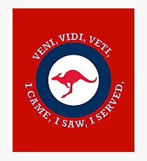 Royal Australian Air Force VVV Roundel Photographic Print