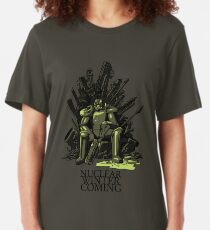 Nuclear winter is coming Slim Fit T-Shirt