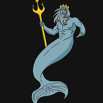 Neptune aka Poseidon - Greek God of Water and Sea T-Shirt