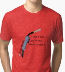 crazy welder Tri-blend T-Shirt