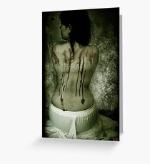 I am what you made me Greeting Card