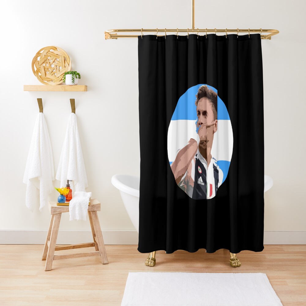 Paulo Dybala - Argentinian Football Player Shower Curtain