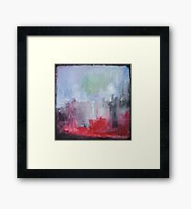 Blue-Pink Framed Print