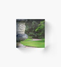 formal garden Acrylic Block