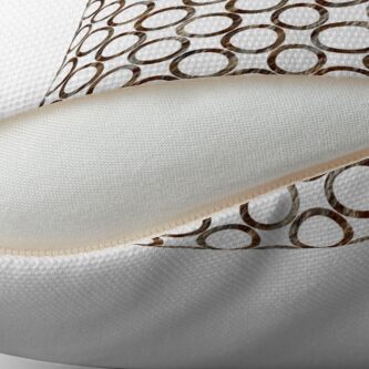 Alternate view of Circles of stone Throw Pillow