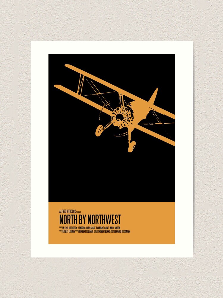 Alternate view of North By Northwest Poster Art Print