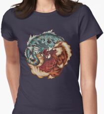 The Tiger and the Dragon Women's Fitted T-Shirt