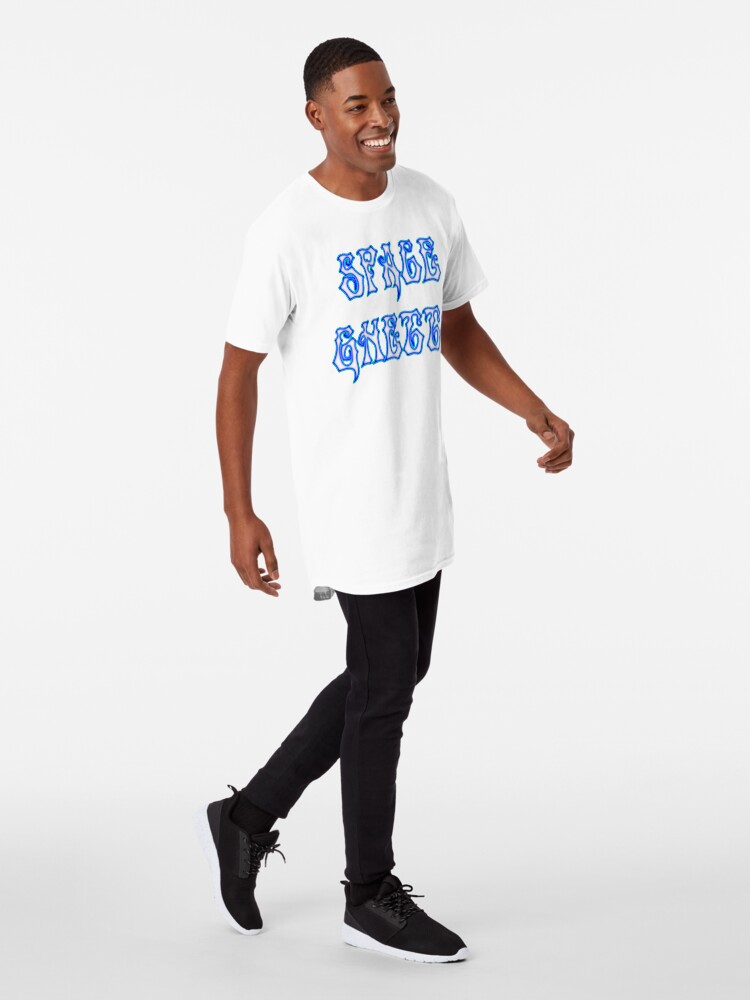 Alternate view of SG Ghost Txt Blue Long T-Shirt