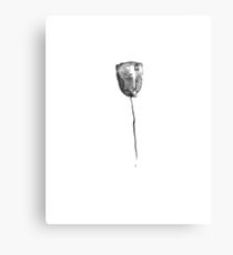 Flower Lithograph Print Canvas Print