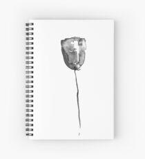 Flower Lithograph Print Spiral Notebook