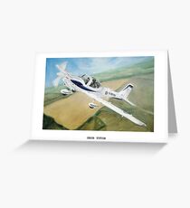Grob Tutor Aviation Art Greeting Card