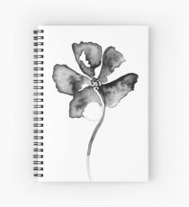 Flower Lithograph Print Spiral Notebook