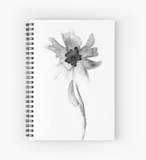 Flower Lithograph Print Spiral Notebook