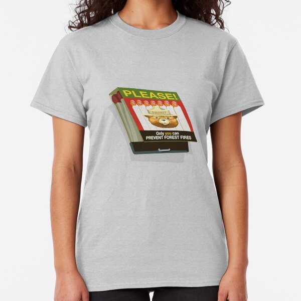 Smokey the Bear on Fire Prevention Classic T-Shirt
