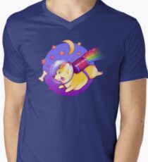 See You Space Corgi Men's V-Neck T-Shirt