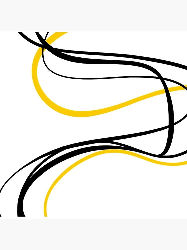 Gold & Black Strokes by SohiniTal