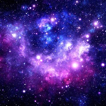 Purple Blue Galaxy Leggings - Nebula, Stars, Full Length – Mode Motif