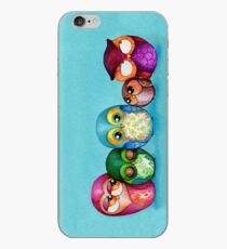 Fabric Owl Family iPhone Case