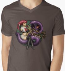 Prepare for TROUBLE! Men's V-Neck T-Shirt