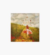 Her Yellow Brick Road Art Board
