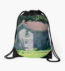 July Afternoon At The Forgotten Farmhouse Drawstring Bag