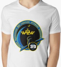 Expedition 39 Mission Patch Men's V-Neck T-Shirt