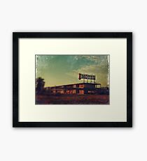 We Met at the Old Motel Framed Print